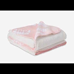 New in packaging Pink Sherpa Blanket